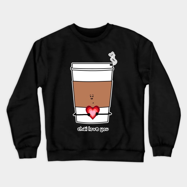 Latte Crewneck Sweatshirt by paintbydumbers
